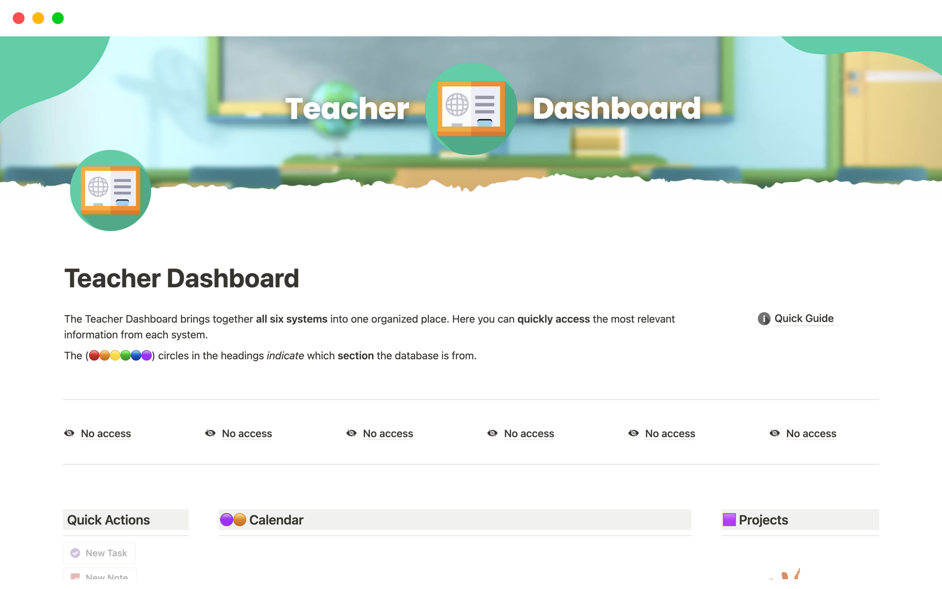 A template preview for Ultimate Teacher Planner: Digital Planning System