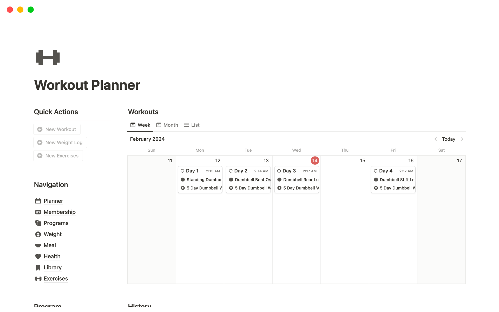 Transform Your Fitness Journey with the Ultimate Workout Planner & Tracker Notion Template.