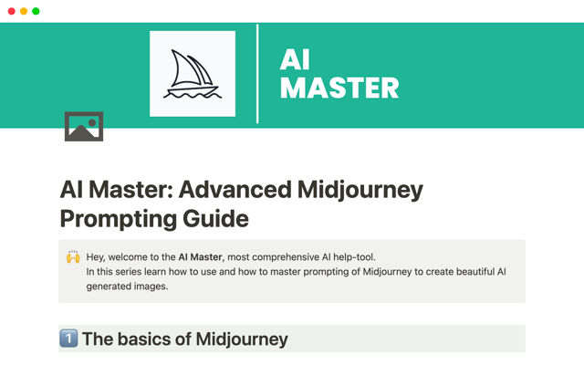 AI Master: Advanced Midjourney Prompting Guide