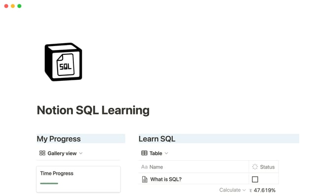 SQL Learning
