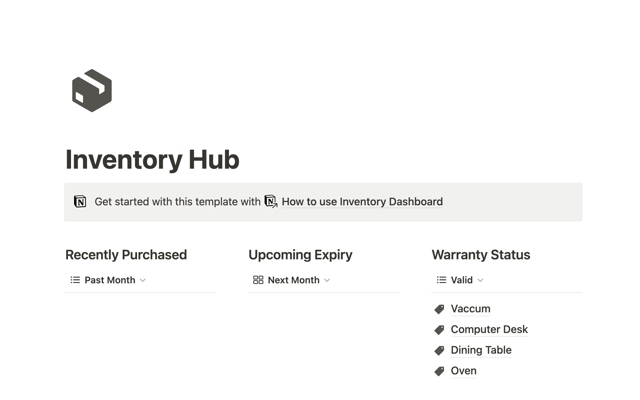 Inventory Hub