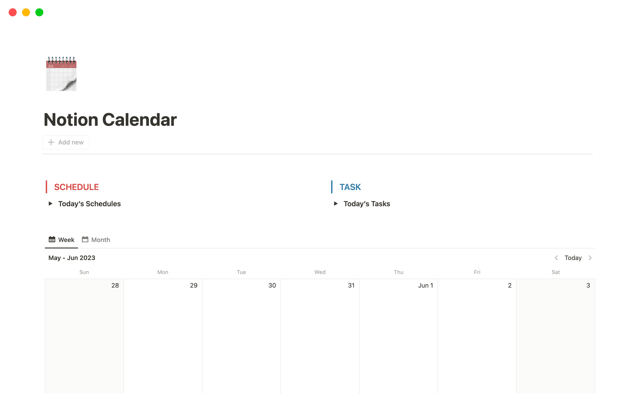 Notion Calendar