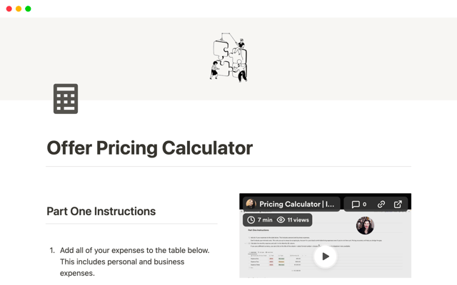 Offer Pricing Calculator