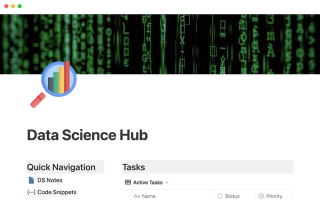 Data science hub