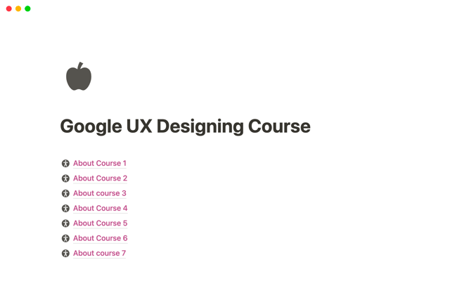 Google UX design course notes