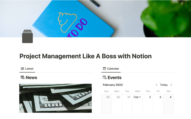 Project Management Like A Boss with Notion