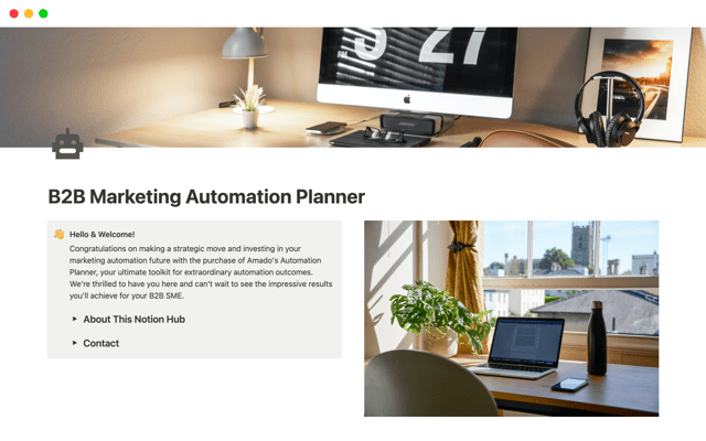 B2B Marketing Automation Planner