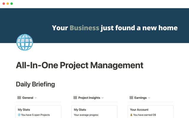 All-in-one project management