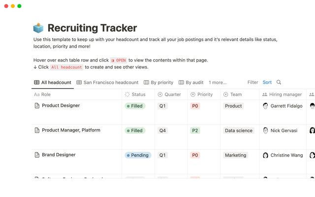 Recruiting Tracker