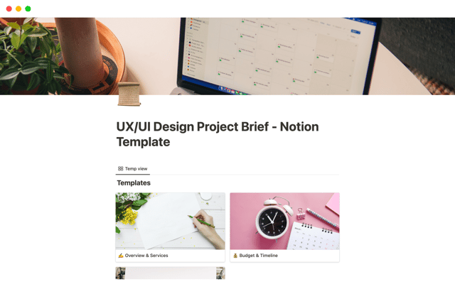 UX/UI Design Project Brief