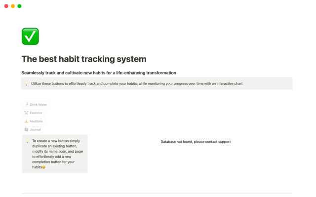 The best habit tracking system