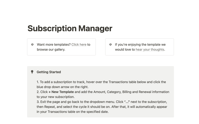 Notion Subscription Manager (Automated)