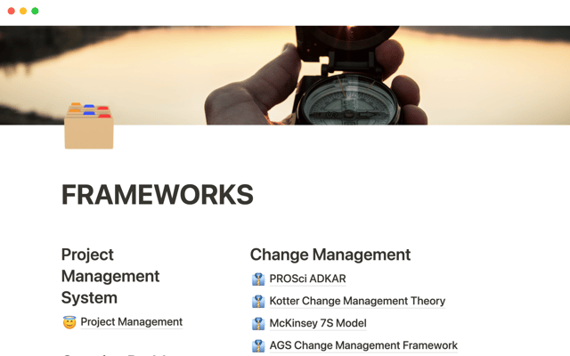 Business frameworks
