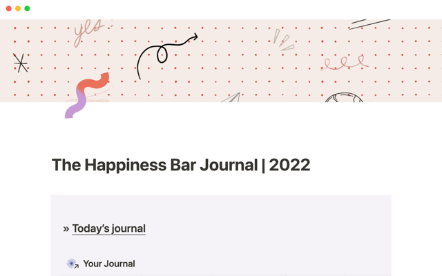 The Happiness Bar Journal | 2022
