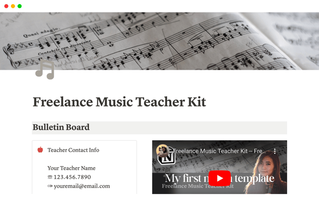Freelance Music Teacher