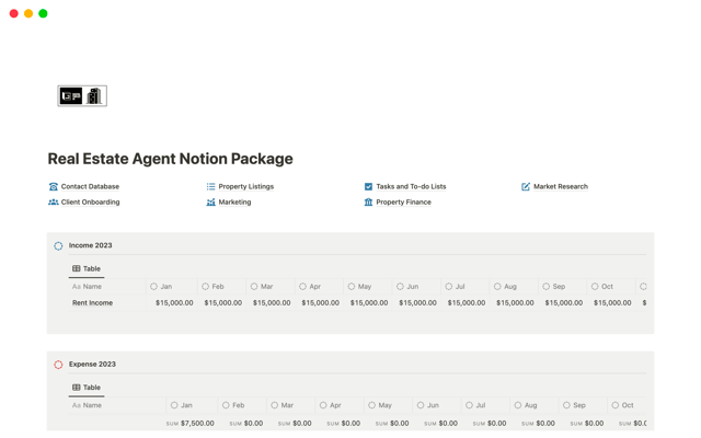 Real Estate Agent Package