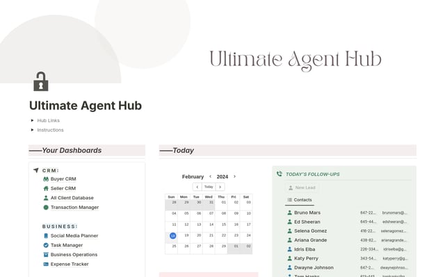 Ultimate Agent Hub