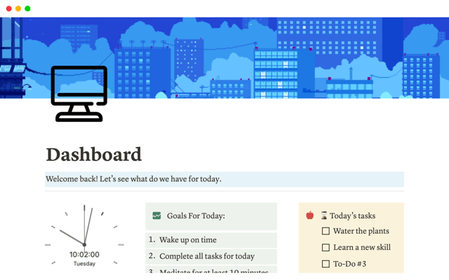 All-in-one Dashboard