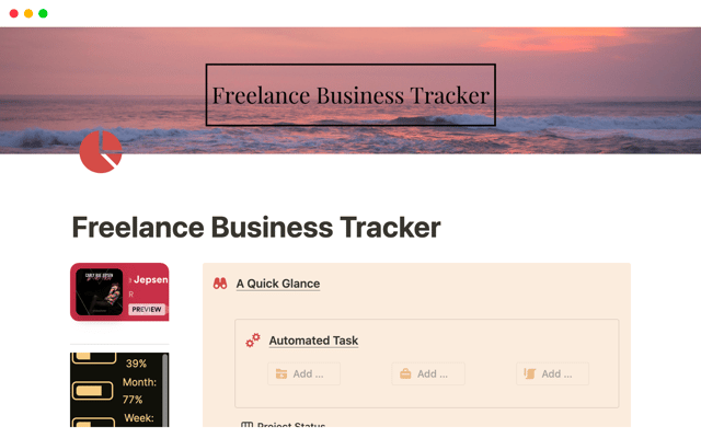 Freelance Business Tracker