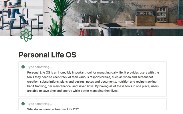Personal Life OS