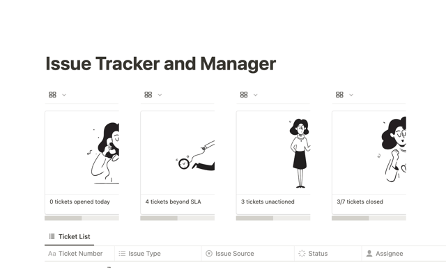 Notion Issue Tracker and Manager