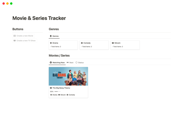 Movie & Series Tracker