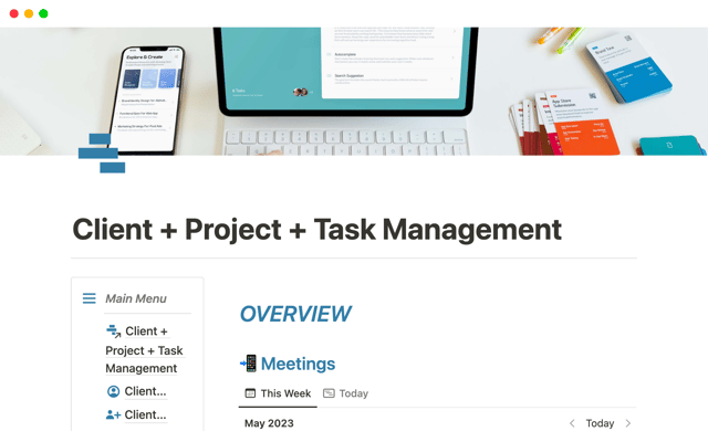 Client + Project + Task Management [2023]