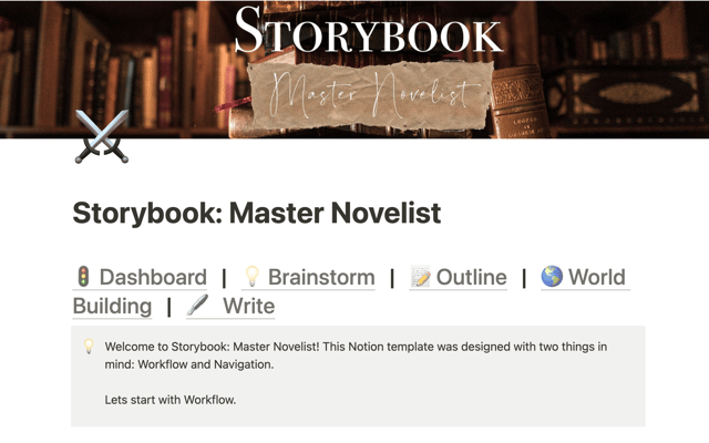 Storybook: Master Novelist