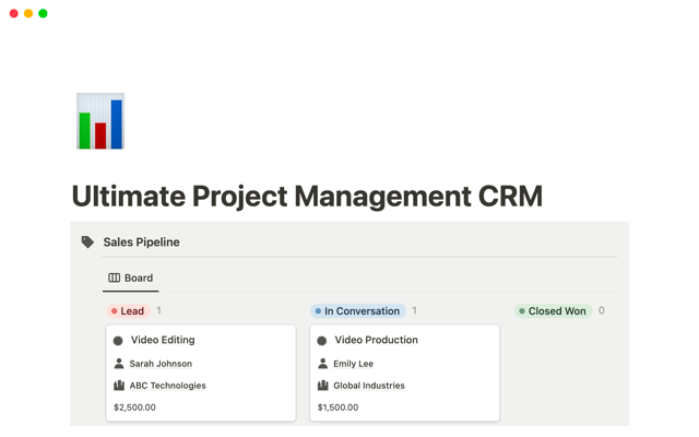 Ultimate Project Management CRM