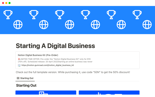 Starting A Digital Business Dashboard
