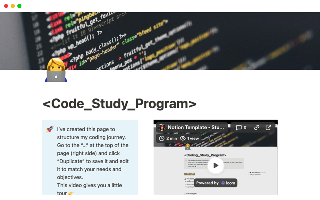 Studying Code Starter Kit