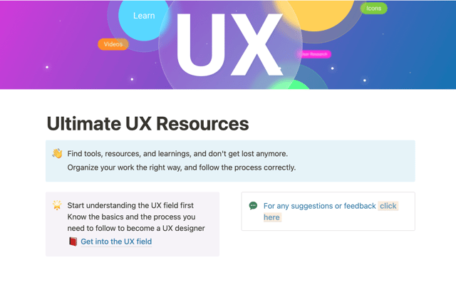 Ultimate UX Resources