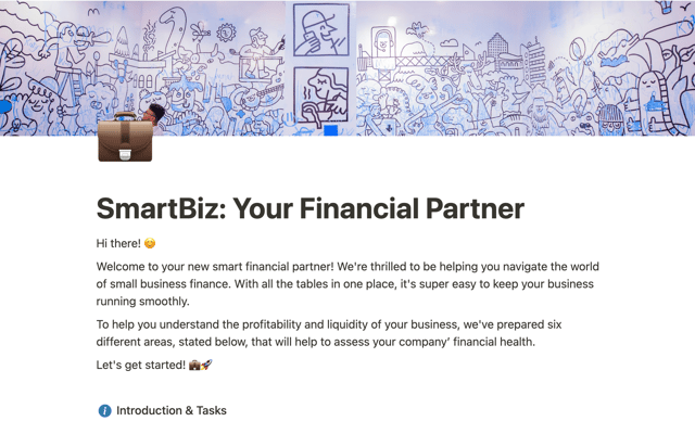 SmartBiz: Your Financial Partner