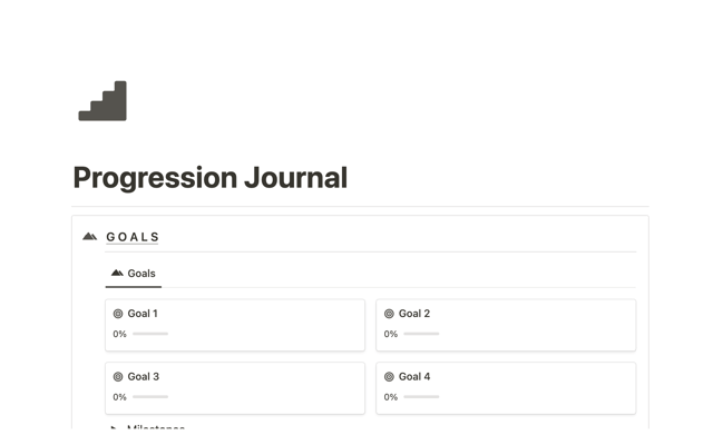 The Progression Journal