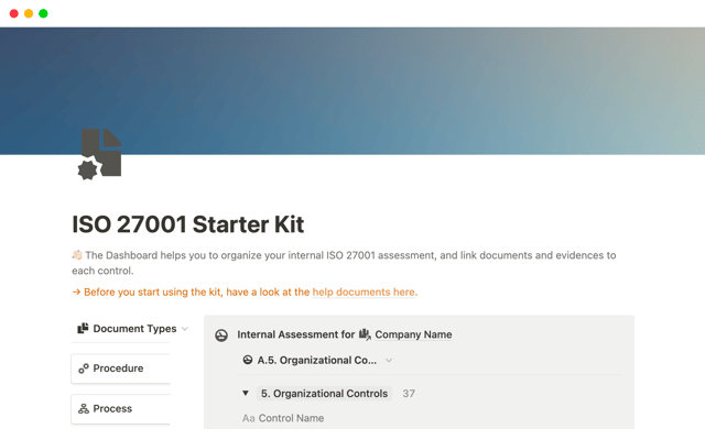 ISO 27001 Starter Kit