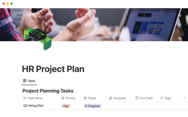 HR Project Plan