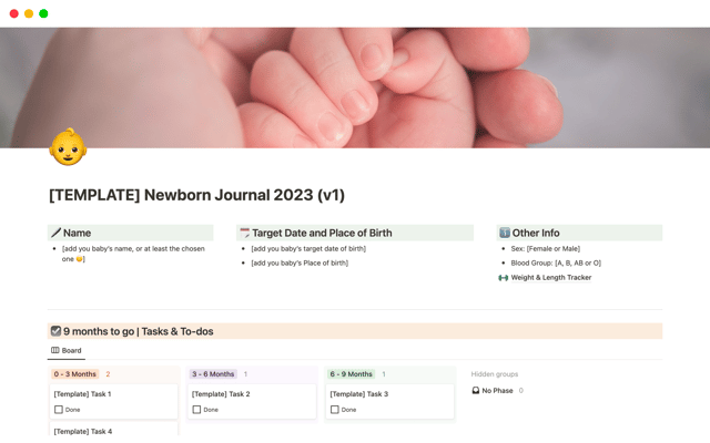 Newborn Journal 2023