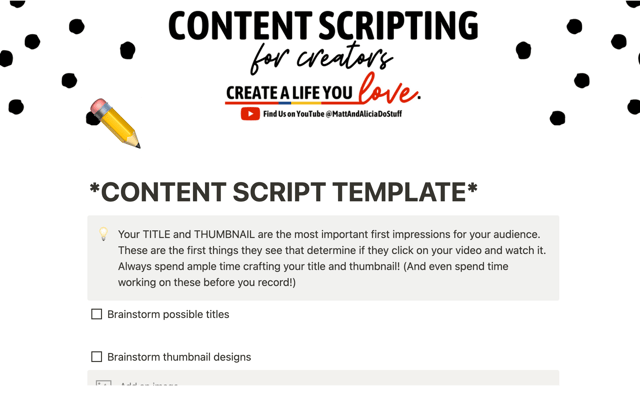 Content Scripting for Creators