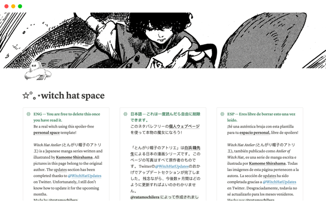 witch hat space