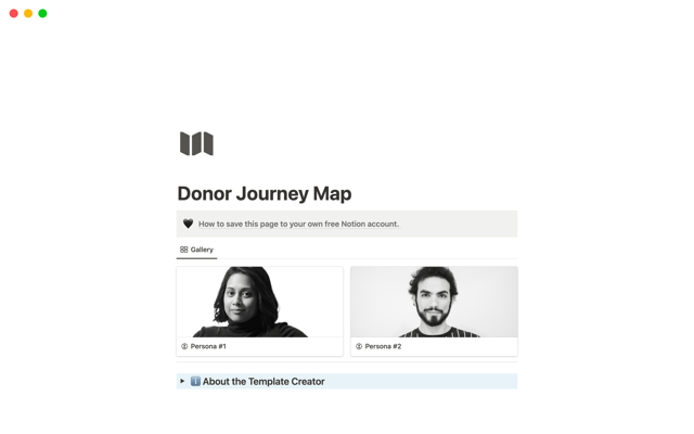 Donor Journey Map