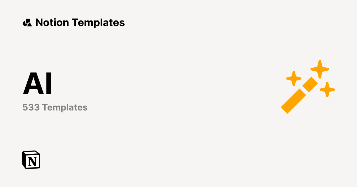 AI Templates Library from Notion