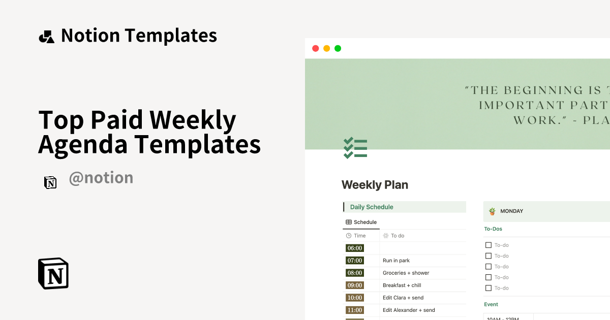 top-paid-weekly-agenda-templates-notion-template-gallery