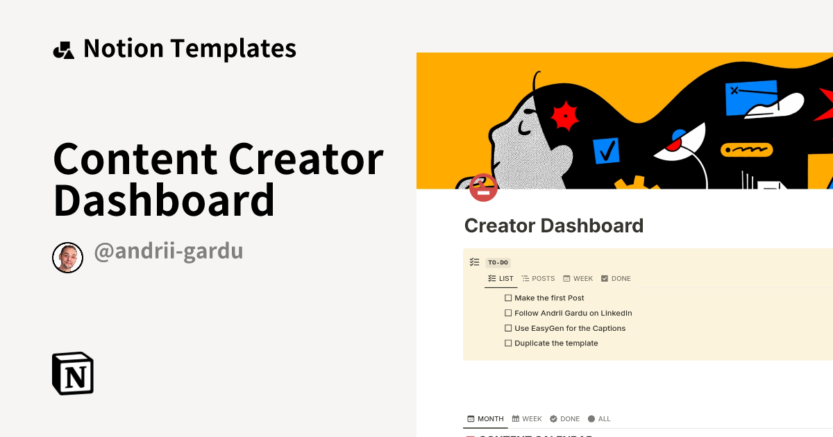 Creator Dashboard