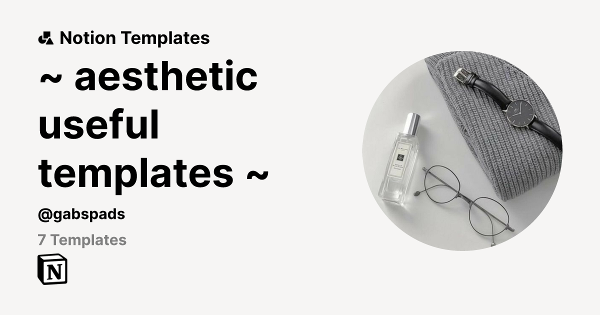  aesthetic useful templates Notion Template Creator