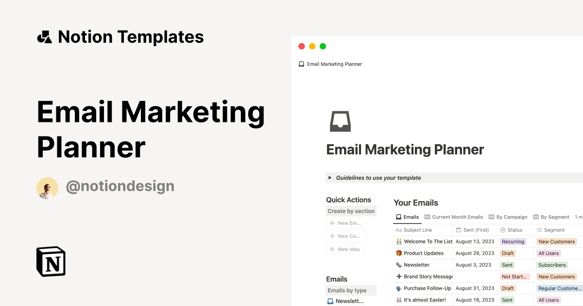 email-marketing-planner-template-notion-marketplace