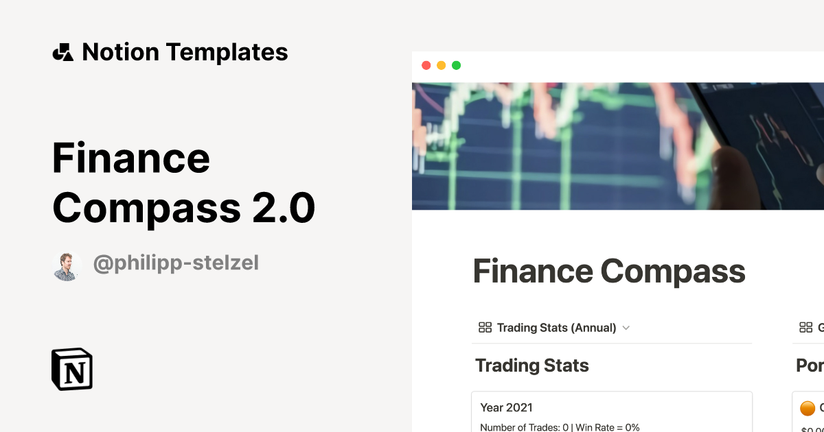 Finance Compass 2.0 Notion Template