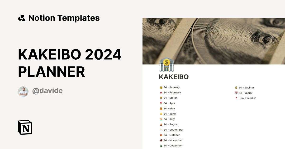 KAKEIBO 2024 PLANNER