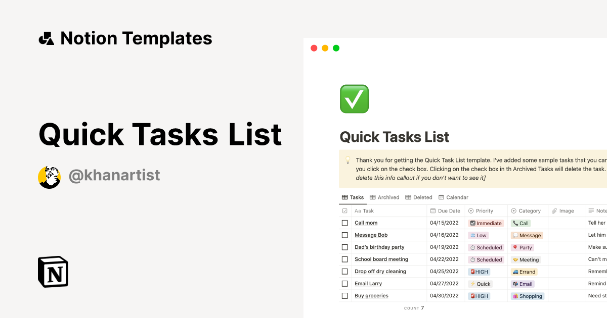 quick-tasks-list-template-by-ali-khan-notion-marketplace