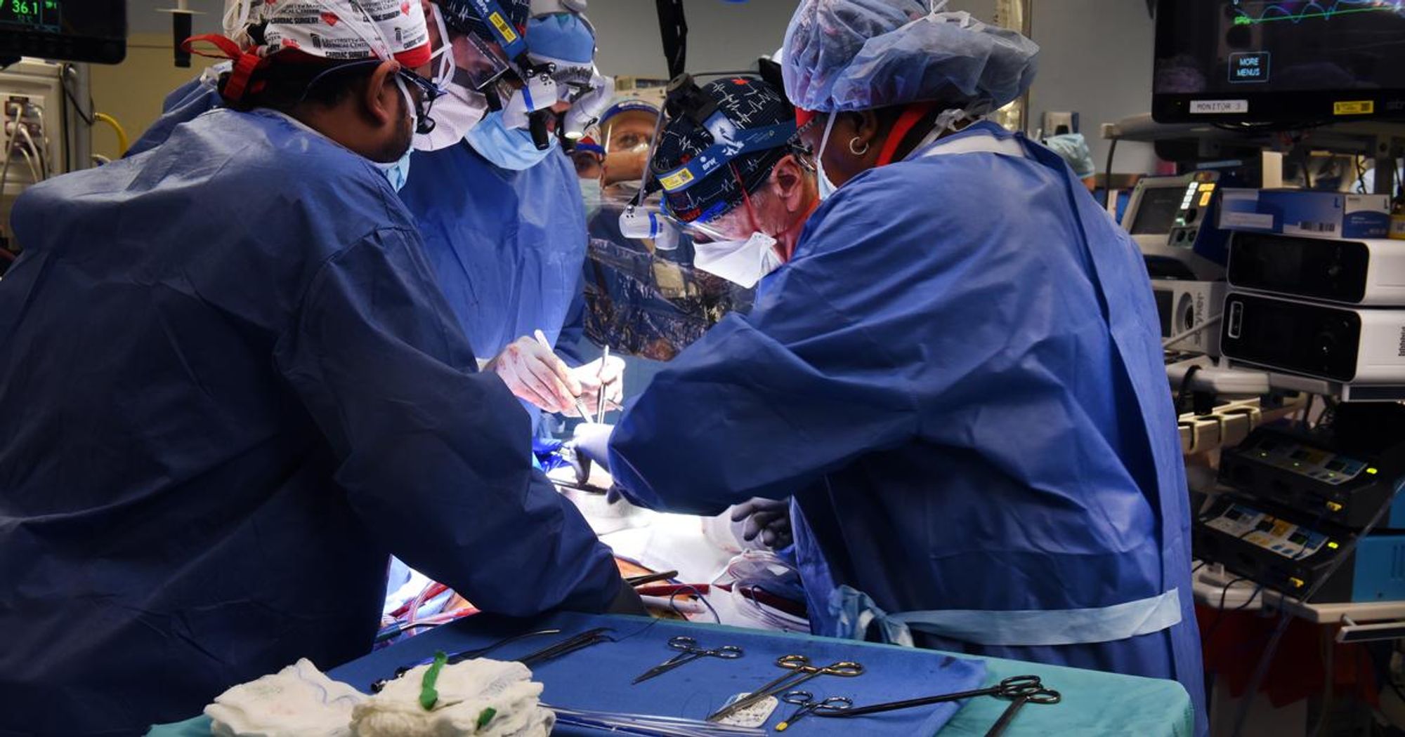 World-first pig-to-human heart transplant performed in US