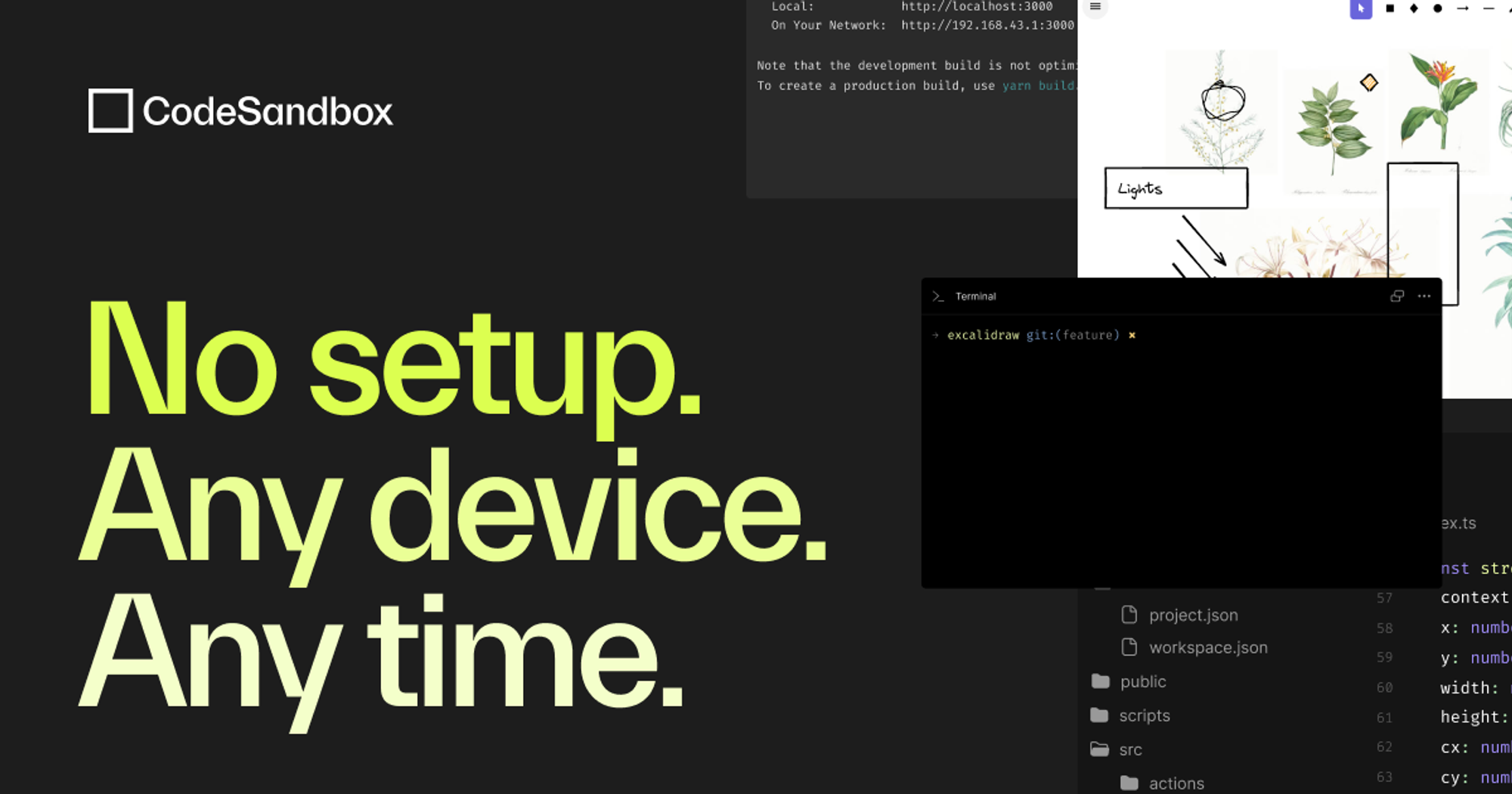 CodeSandbox: Online Code Editor and IDE for Rapid Web Development